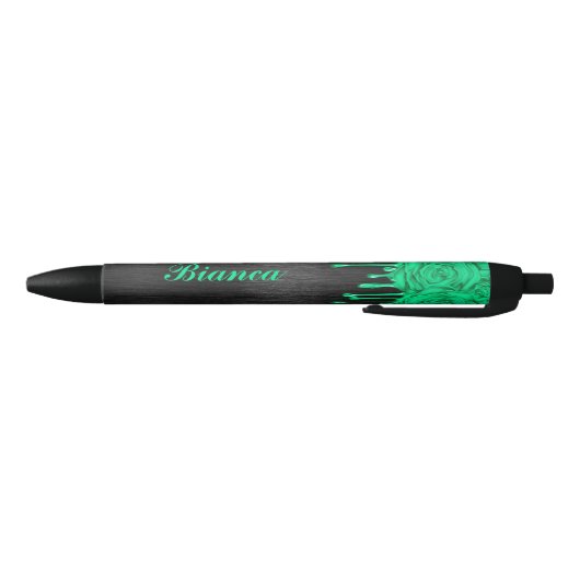 Trendy Personalized Dripping Rozen Pen n Groen (Bodem)