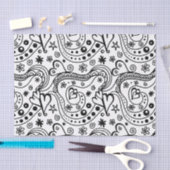 Trendy Personalized Hearts and Love Doodle Pattern Tissuepapier (Craft)