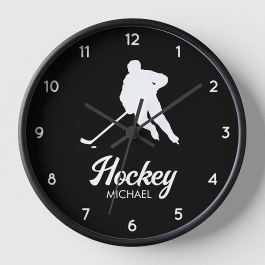Trendy Personalized Hockey Player Name (Voorkant)