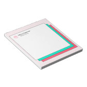 Trendy Personalized Social Post to do List Notitieblok (Schuin)