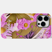 Trendy Personalized with Butterflies Case-Mate iPhone Case (Achterkant (horizontaal))