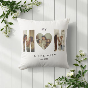 Trendy Persoonlijk Foto MOM Hart Kussen