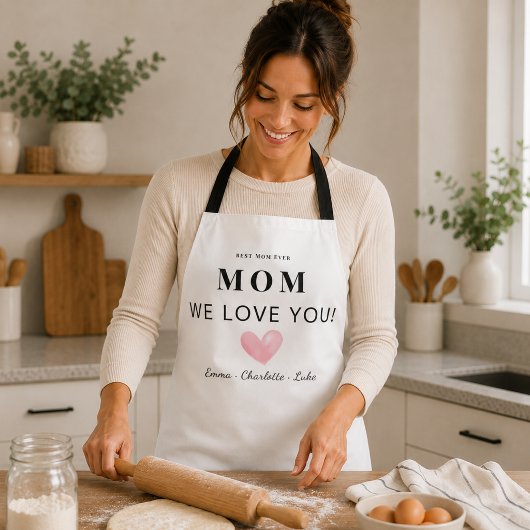 Trendy Persoonlijk Moeder We Houden Van Jou Schort