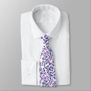 Trendy persoonlijke cadeaus Victoriaanse bloemen Stropdas