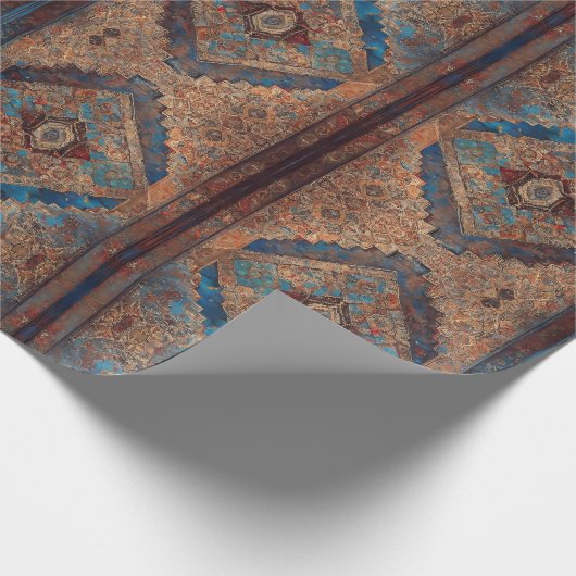 Trendy Perzisch Mooi Oud Patroon Collectie Cadeaupapier (Hoek)