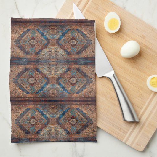 Trendy Perzisch Mooi Oud Patroon Collectie Theedoek (Quarter Fold)