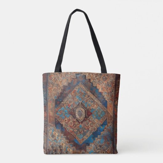 Trendy Perzisch Mooi Oud Patroon Collectie Tote Bag (Achterkant)