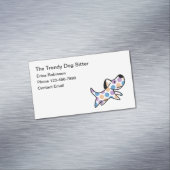 Trendy Pet Sitter Visitekaartje Magneten (Voorbeeld)