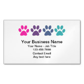 Trendy Pet Theme Magnetische Visitekaartjes Magnetisch Visitekaartje (Voorkant)