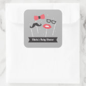 Trendy Photo Booth Props Baby shower Stickers (Tas)