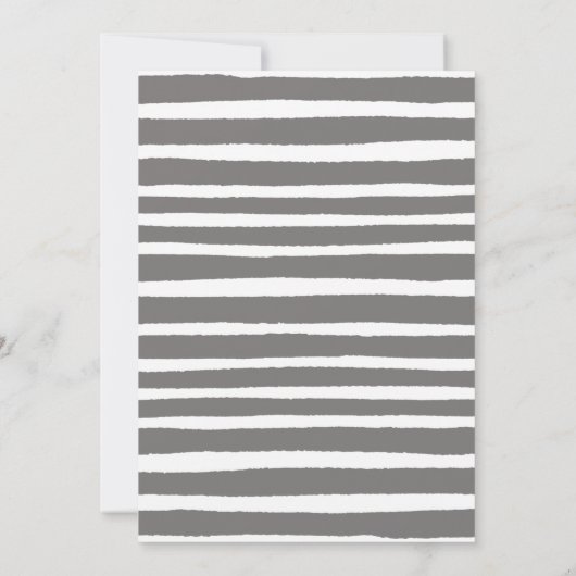 Trendy Photo Collage | Baptisme-uitnodiging Kaart (Achterkant)