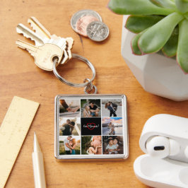 Trendy Photo Collage Sleutelhanger