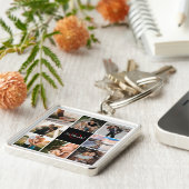Trendy Photo Collage Sleutelhanger (Zijkant)