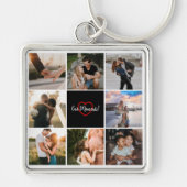 Trendy Photo Collage Sleutelhanger (Voorkant)