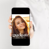 Trendy Photo Graduation Party Kaart