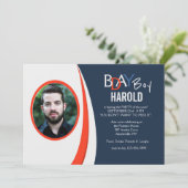 Trendy Photo Invitation Kaart (Staand voorkant)