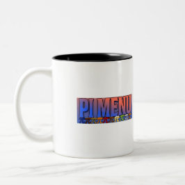 Trendy Pi Menu Koffiemok - Grappig wiskundehumorca Tweekleurige Koffiemok