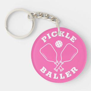 Trendy Pickle Baller Hot Pink Sleutelhanger
