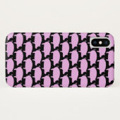 Trendy Pig Editable Black Iphone case (Achterkant (horizontaal))