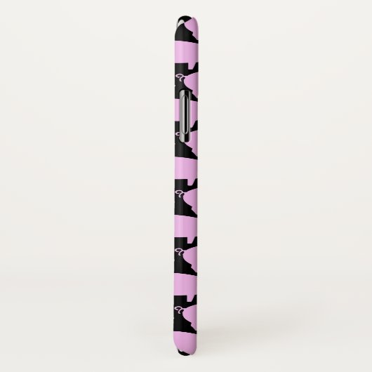 Trendy Pig Editable Black Iphone case (Achterkant / rechts)