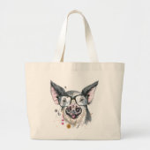 Trendy Pig Grote Tote Bag (Voorkant)