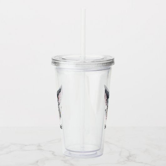 Trendy Pig | Jouw namen toevoegen Acryl Drinkbeker (Rechts)