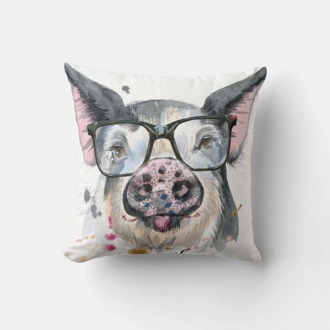 Trendy Pig Kussen (Voorkant)
