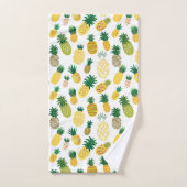 Trendy Pineapple Pattern Bad Handdoek (Handdoek)