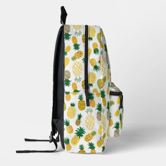 Trendy Pineapple Pattern Bedrukte Rugzak (Links)