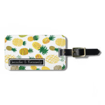 Trendy Pineapple Pattern | Jouw namen toevoegen