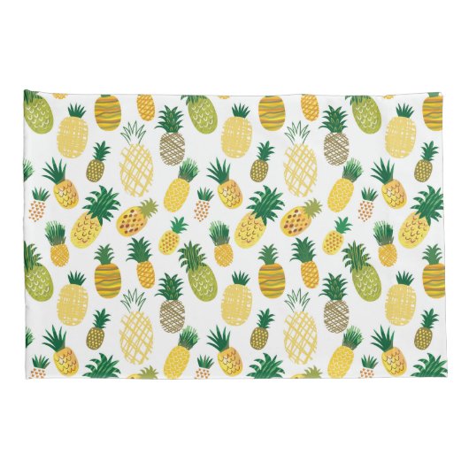 Trendy Pineapple Pattern Kussensloop (Achterkant-Rechts)