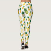 Trendy Pineapple Pattern Leggings (Achterkant)