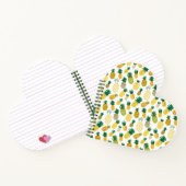 Trendy Pineapple Pattern Notitieboek (Binnen)