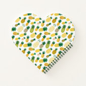 Trendy Pineapple Pattern Notitieboek (Achterkant)