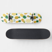 Trendy Pineapple Pattern Persoonlijk Skateboard (Horizontaal)