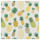 Trendy Pineapple Pattern Stof (Close Up)