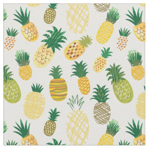 Trendy Pineapple Pattern Stof
