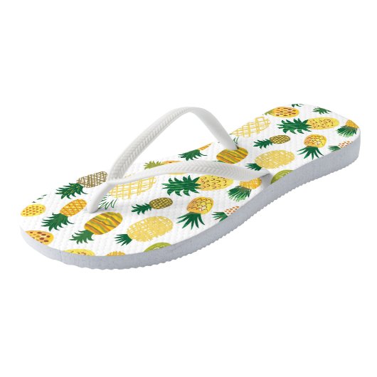 Trendy Pineapple Pattern Teenslippers (Schuin)