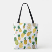 Trendy Pineapple Pattern Tote Bag (Achterkant)