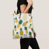 Trendy Pineapple Pattern Tote Bag (Dichtbij)
