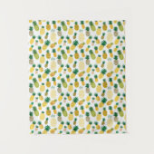 Trendy Pineapple Pattern Wandkleed (Voorkant)