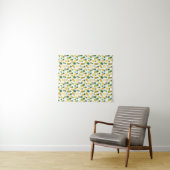 Trendy Pineapple Pattern Wandkleed (In Situ (horizontaal))