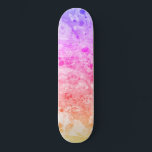 Trendy Pink Blue Paars Green Modern Colorful Persoonlijk Skateboard<br><div class="desc">Trendy Roze Blauw Paars Groen Modern Kleurrijk Abstract Kunstmatige Douane Blank Sjabloon Skateboard.</div>