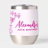 Trendy Pink Dirty 30ste Verjaardag (Voorkant)