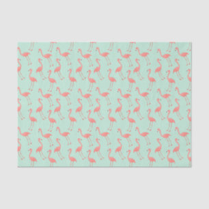 Trendy Pink Flamingo patroon Tissuepapier