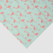 Trendy Pink Flamingo patroon Tissuepapier (Detail)