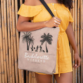 Trendy Pink Girly Bachelorette Persoonlijk Tote Bag