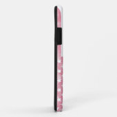 Trendy Pink Grunge American Flag Case-Mate iPhone Case (Achterkant/rechts)