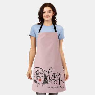 Trendy Pink Hair Chic Schort