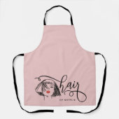 Trendy Pink Hair Chic Schort (Voorkant)